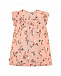Розовое платье с принтом &quot;рыбы&quot; Sanetta Kidswear | Фото 2