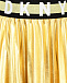 Плиссированная юбка золотого цвета  | Фото 3