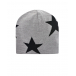 Серая шапка с принтом &quot;Звезды&quot; Molo | Фото 1