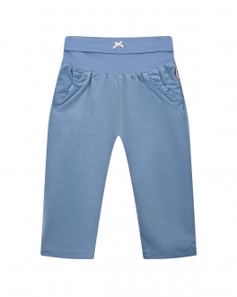 Синие вельветовые брюки Sanetta fiftyseven Синий, арт. 907060 50372 | Фото 1