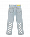 Голубые джинсы с принтом Off-White | Фото 2