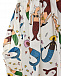 Белый сарафан с принтом &quot;русалки&quot; Stella McCartney | Фото 4
