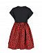 Красно-черное платье с леопардовой юбкой Dolce&Gabbana | Фото 3