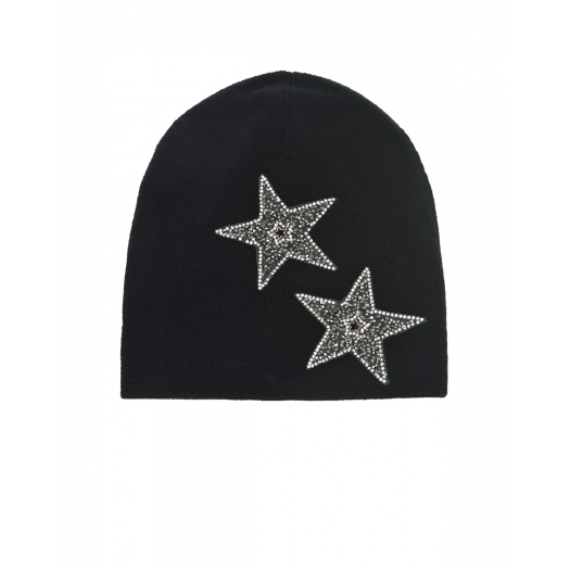 Шерстяная шапка с декором &quot;звезды&quot; Regina | Фото 1