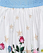 Юбка с принтом &quot;Цветы и зведы&quot; Monnalisa | Фото 4
