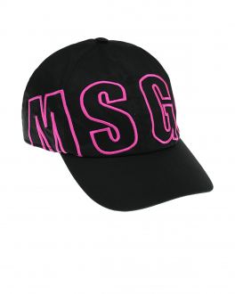 Черная кепка с вышитым лого MSGM Черный, арт. 3241MDL01 227267 99A | Фото 1