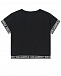 Черная футболка с принтом &quot;Karl and Choupette&quot; Karl Lagerfeld kids | Фото 2