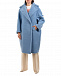 Голубое пальто с надписью &quot;Queen mama&quot; Forte dei Marmi Couture | Фото 4