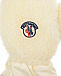 Белые варежки с логотипом Moncler | Фото 3