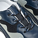 Синие кроссовки из кожи на рельефной подошве Emporio Armani | Фото 7