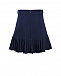 Синяя юбка с плиссировкой по подолу Aletta | Фото 3