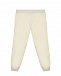 Белые спортивные брюки с лампасами из страз Eirene | Фото 2