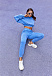 Укороченный голубой свитшот Mo5ch1no Jeans | Фото 8