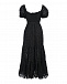 Черное платье с рукавами-фонариками Charo Ruiz | Фото 4