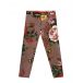 Бархатные брюки с цветочным принтом Dolce&Gabbana | Фото 1