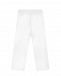 Белые спортивные брюки с черным логотипом MM6 Maison Margiela | Фото 2