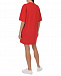Красное платье-футболка с лого MSGM | Фото 3