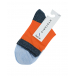 Оранжевые носки с глиттером Happy Socks | Фото 1