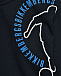 Спортивный костюм куртка с принтом футболиста + брюки, темно-синий Bikkembergs | Фото 5