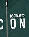 Темно-зеленая спортивная куртка с принтом &quot;ICON&quot; Dsquared2 | Фото 3