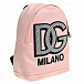 Рюкзак с логотипом DG, розовый Dolce&Gabbana | Фото 2