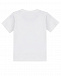 Белая футболка с вышитым логотипом Emporio Armani | Фото 2