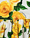 Платье с принтом &quot;желтые розы&quot; Dolce&Gabbana | Фото 5