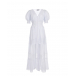 Белое платье с рукавами-фонариками Charo Ruiz | Фото 1