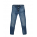 Синие джинсы с поясом на кулиске Antony Morato | Фото 1
