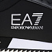 Черные кроссовки с белым логотипом Emporio Armani | Фото 6
