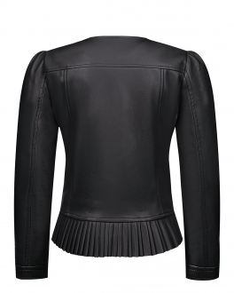 Черная куртка с плиссировкой Guess Черный, арт. J2YL04 WE8D0 JBLK | Фото 2