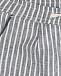 Серые брюки с принтом в полоску Bikkembergs | Фото 3