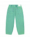 Зеленые джинсы с застежкой на пуговицы MM6 Maison Margiela | Фото 3