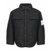 Темно-серая стеганая куртка с накладными карманами Emporio Armani | Фото 1