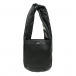 Черная сумка из кожи с широким ремнем на плечо, 23х27х7 см REE Projects | Фото 1