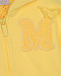 Желтая спортивная куртка с капюшоном Monnalisa | Фото 3