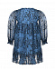Синее платье с кружевным декором Eirene | Фото 2
