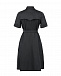 Черное платье в стиле сафари Pietro Brunelli | Фото 5