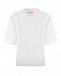 Белая футболка с красным лого Philosophy Di Lorenzo Serafini | Фото 2
