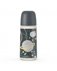 Бутылка Space 360 мл с мягкой физиологической соской, черный