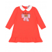 Красное платье с белым воротником Moschino | Фото 1