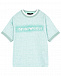 Комплект: футболка и бермуды мятного цвета Emporio Armani | Фото 2