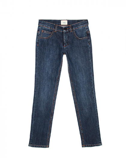 Прямые однотонные джинсы Fendi | Фото 1