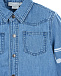 Голубая джинсовая рубашка с принтом &quot;ноты&quot; Stella McCartney | Фото 3