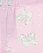 Розовые леггинсы с принтом &quot;банты&quot; Monnalisa | Фото 3