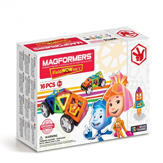 Конструктор MAGFORMERS магнитный &quot;Fixie Wow set&quot; 16 элементов  | Фото 1