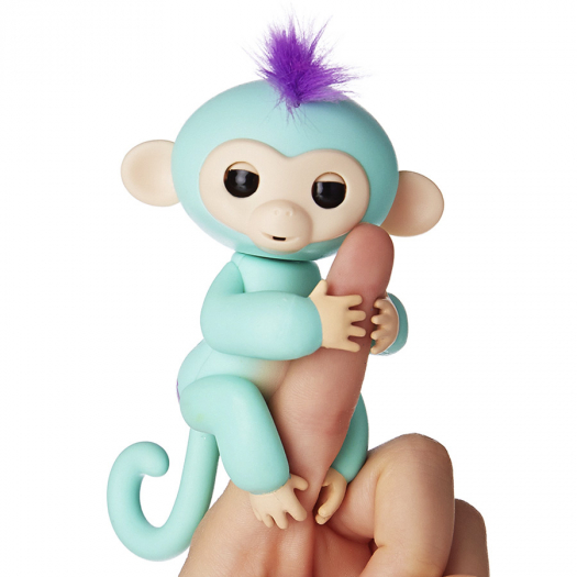 Интерактивная обезьянка ЗОЯ, зеленая, 12 см  | Фото 1