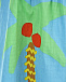 Бирюзовый сарафан с принтом &quot;пальмы&quot; Stella McCartney | Фото 3