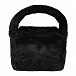 Черная сумка из эко-меха, 18x16x6 см Miss Blumarine | Фото 3