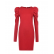Красное платье с объемными рукавами Pietro Brunelli | Фото 1